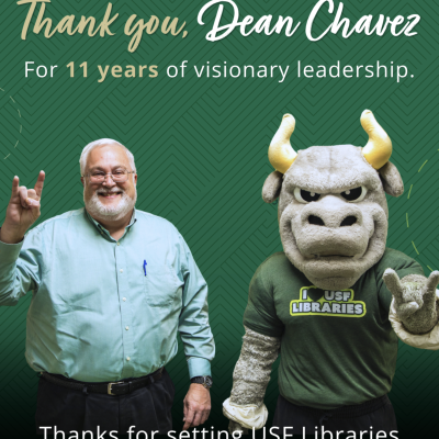 Farewell to Todd Chavez, 11 years as USF Libraries Dean!